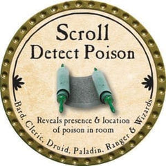 Scroll Detect Poison (C) - 2015 (Gold) - C165