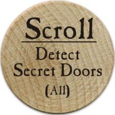 Scroll Detect Secret Doors - 2004 (Wooden) - C37