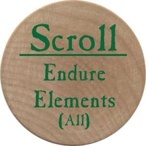 Scroll Endure Elements (UC) - 2005a (Wooden) - C37