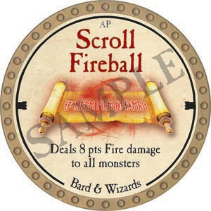 Scroll Fireball - 2020 (Gold) - C135