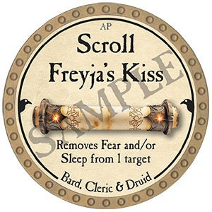 Scroll Freyja's Kiss - 2025 (Gold)
