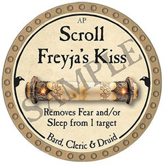 Scroll Freyja's Kiss - 2025 (Gold)