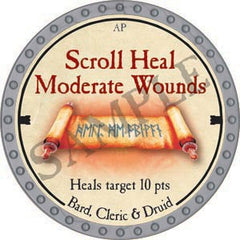 Scroll Heal Moderate Wounds - 2020 (Platinum) - C37