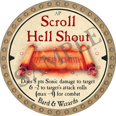 Scroll Hell Shout - 2019 (Gold) - C135