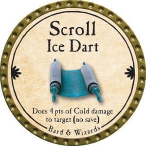 Scroll Ice Dart - 2015 (Gold) - C165