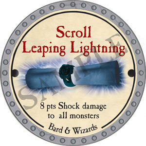 Scroll Leaping Lightning - 2017 (Platinum) - C135