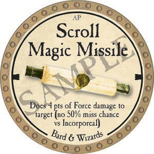 Scroll Magic Missile - 2020 (Gold) - C37