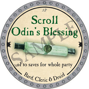 Scroll Odin's Blessing - 2018 (Platinum) - C37