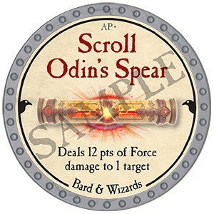 Scroll Odin's Spear - 2025 (Platinum) - C208