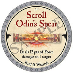 Scroll Odin's Spear - 2025 (Platinum) - C208