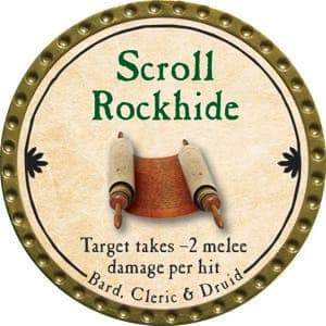 Scroll Rockhide - 2015 (Gold) - C165