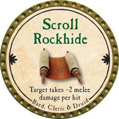 Scroll Rockhide - 2015 (Gold) - C165