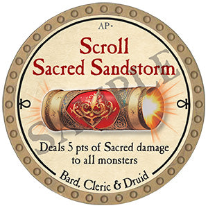 Scroll Sacred Sandstorm - 2024 (Gold) - C208