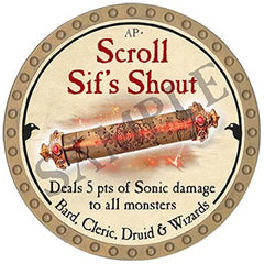 Scroll Sif's Shout - 2025 (Gold) - C208