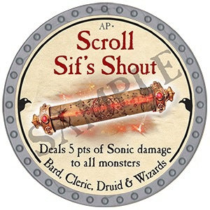 Scroll Sif's Shout - 2025 (Platinum) - C184