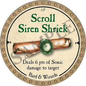 Scroll Siren Shriek - 2022 (Gold) - C37