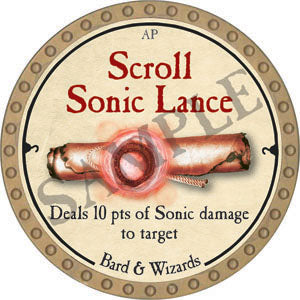 Scroll Sonic Lance - 2022 (Gold) - C144