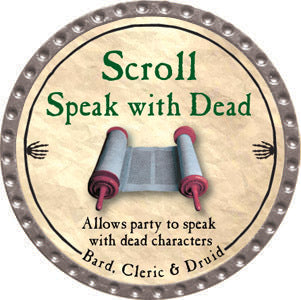 Scroll Speak with Dead - 2012 (Platinum) - C37