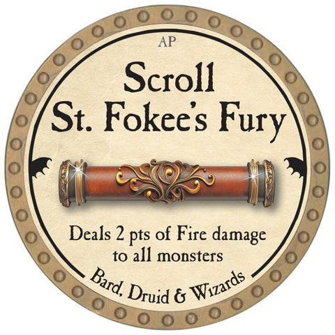 Scroll St. Fokee's Fury - 2026 (Gold) - C