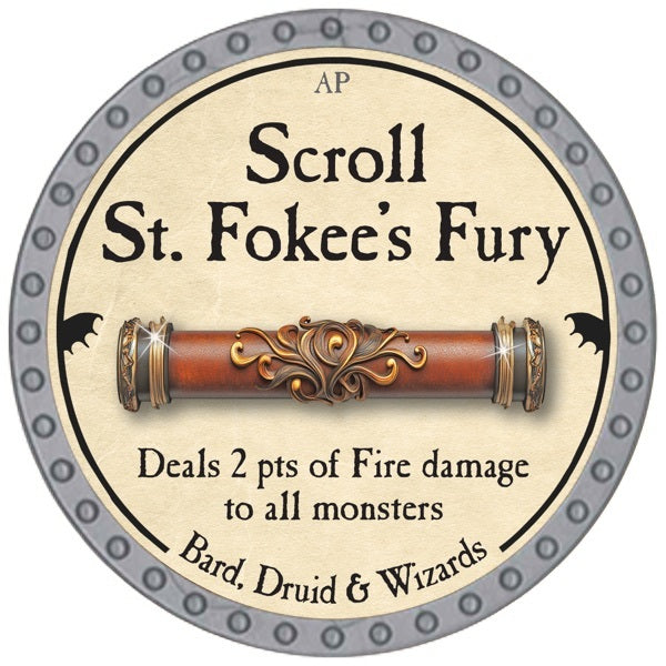 Scroll St. Fokee's Fury - 2026 (Platinum) - C12