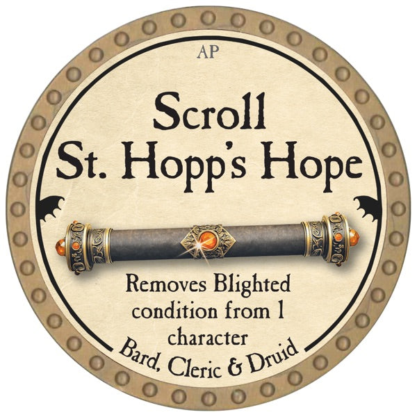 Scroll St. Hopp's Hope - 2026 (Gold) - C