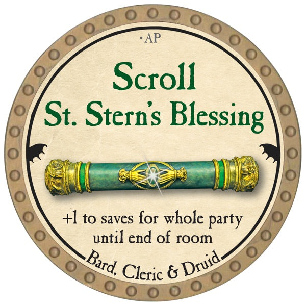 Scroll St. Stern's Blessing - 2026 (Gold) - UC
