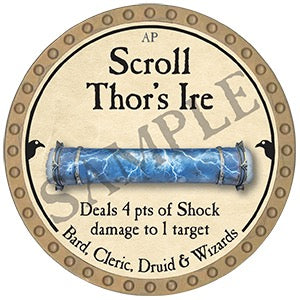 Scroll Thor's Ire - 2025 (Gold) - C165