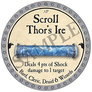 Scroll Thor's Ire - 2025 (Platinum) - C165
