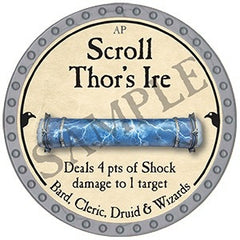 Scroll Thor's Ire - 2025 (Platinum) - C165