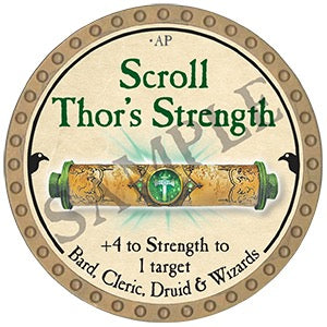 Scroll Thor's Strength - 2025 (Gold) - C144