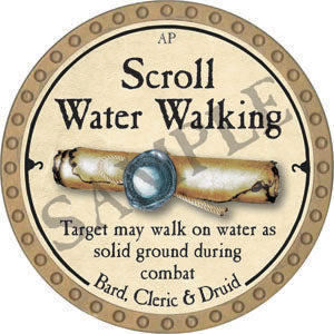 Scroll Water Walking - 2022 (Gold) - C37