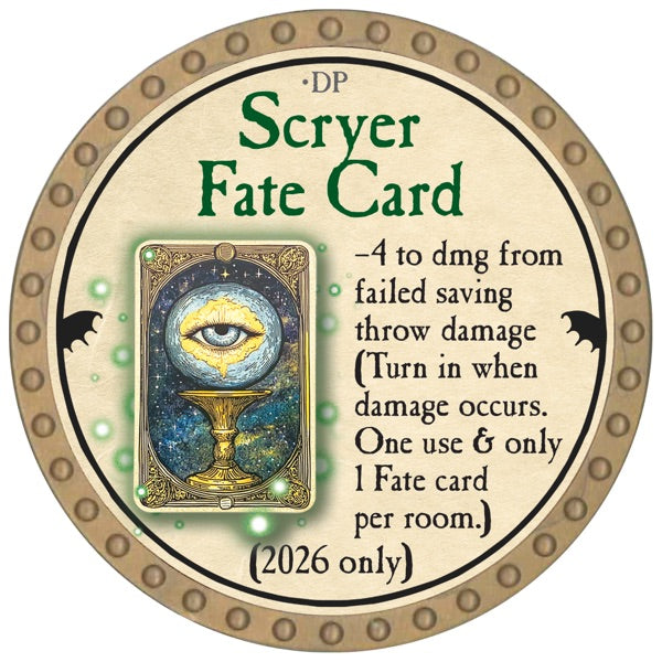 Scryer Fate Card - 2026 (Gold) - UC