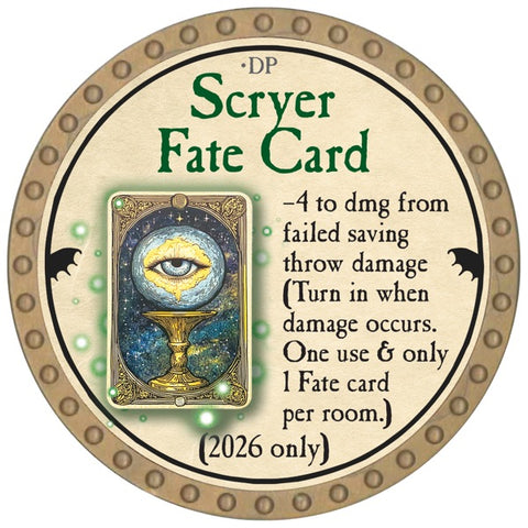 Scryer Fate Card - 2026 (Gold) - UC