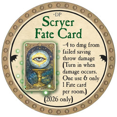 Scryer Fate Card - 2026 (Gold) - UC