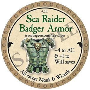 Sea Raider Badger Armor - 2025 (Gold) - C60