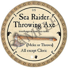 Sea Raider Throwing Axe - 2025 (Gold) - C165