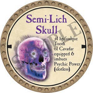 Semi-Lich Skull - 2020 (Gold) - C138