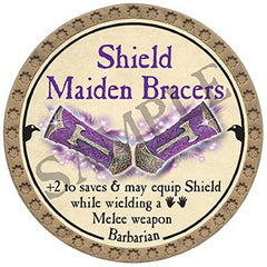 Shield Maiden Bracers - 2025 (Gold) - C164
