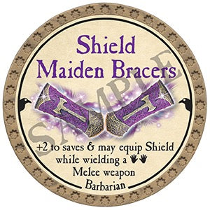 Shield Maiden Bracers - 2025 (Gold) - C20