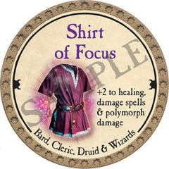 Shirt of Focus - 2018 (Gold) - C191