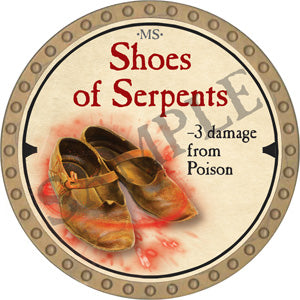 Shoes of Serpents - 2019 (Gold) - C166