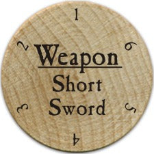 Short Sword - 2005a (Wooden) - C37