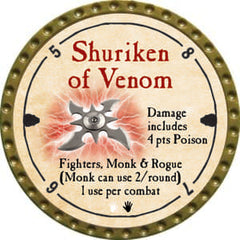 Shuriken of Venom - 2014 (Gold) - C26