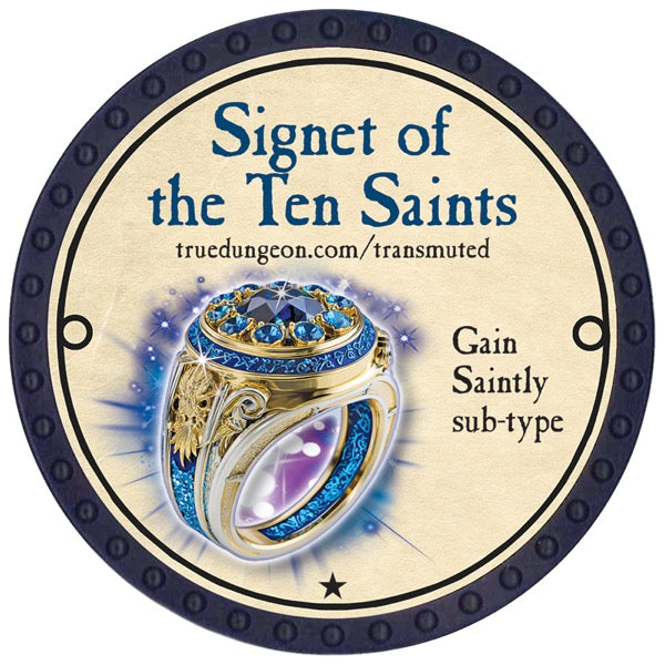 Signet of the Ten Saints - 2026 (Blue) - C54