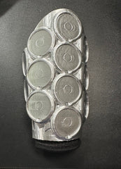 Silver Forearm Magnetic Token Bracer and Cuff - C176