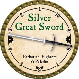 Silver Great Sword - 2013 (Gold) - C37