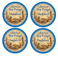 Silver Ship Passage Set - (Light Blue) - C3