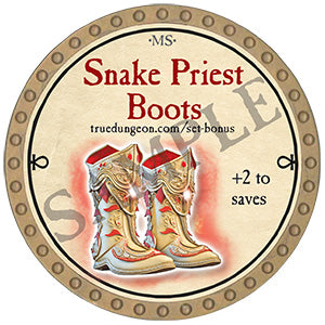 Snake Priest Boots - 2024 (Gold) - C139