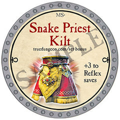 Snake Priest Kilt - 2024 (Platinum) - C184