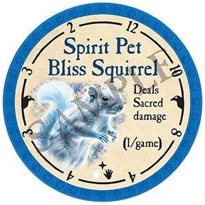 Spirit Pet Bliss Squirrel - 2025 (Light Blue) - C3